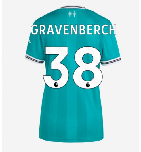 Liverpool Ryan Gravenberch #38 Alternativní Dres pro Dámské 2025-26 Krátký Rukáv Liverpool Ryan Gravenberch #38 Alternativní Dres pro Dámské 2025-26 Krátký Rukáv